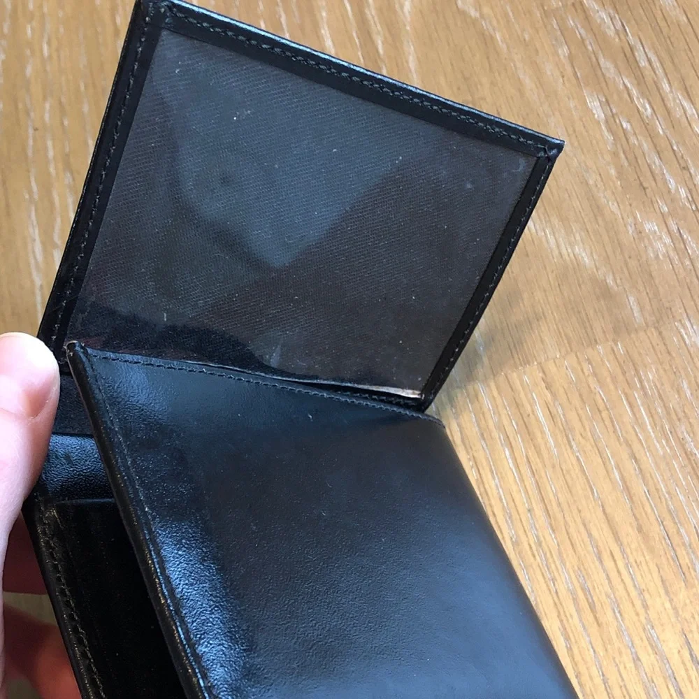 Classic Black Leather Wallet